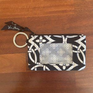 Vera Bradley Vintage Zip ID Case - Black & White